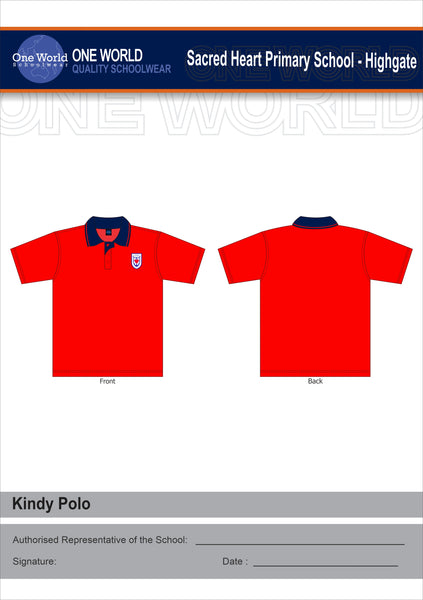 Kindy Polo - Red